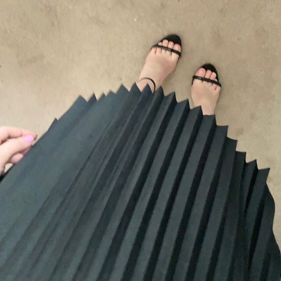 2/$20 Black Pleated Dress LBD - Picture 7 of 9